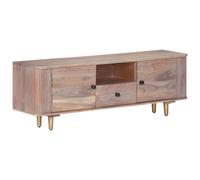 Solid Acacia Wood TV Cabinet 118x30x40 cm Furniture Entertainment Stand vidaXL
