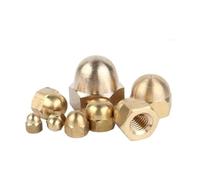 Solid Acorn Cap Nut, Brass Acorn Nut M3-M16 Pack(M16 1pc)