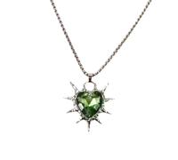 Solid Alloy Heart and Spiny Necklace Personalized to introduce necklace for everyday wear