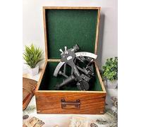Solid Aluminium Black Nautical Tamaya Sextant Accurate Working Navigation Vintage