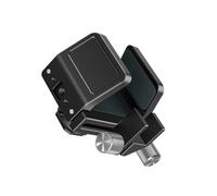 Solid Aluminum Alloy Power Sources Holder For Mobile Gadgets With Spring Loaded Cold Shoe Mount Designs For Easy Use Adjustable Spring Clamp