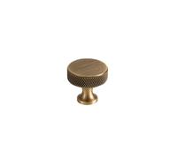 Solid Antique Brass Diamond-Cut Cross Knurl Pattern Bronze Cabinet Handles Wardrobe Pull T-bar Knobs Pitch 320mm Long Available(Knob-30mm)