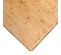 Solid Bamboo Desk Top Universal Rectangular Countertop for Standing Desks & Home Office Whole Piece 100x50x2 cm Durable & EcoFriendly Work Surface