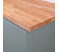 Solid Beech Kitchen Worktop | 2000mm x 960mm x 27mm | Premium Wood Worktops | Beech Wooden Timber Counter Tops