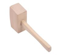 Solid Beech Wooden Hammer 450g High for impact Resistance Solid(1pc) | High hardness solid beech, for impact resistant, long-lasting durability, 450g weight, carpentry tool