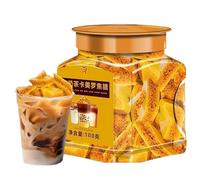 Solid Beverage Caramel Block, 100g/Can, Chocolate Caramel Slice, Baking Supplies, Coffee Milk Tea Special Seasoning Sugar, Baking Seasoning Sugar, Afternoon Tea Dessert (Roasted milk caramel,3 Can)