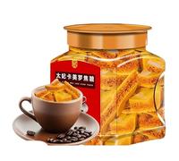 Solid Beverage Caramel Block, 100g/Can, Chocolate Caramel Slice, Baking Supplies, Coffee Milk Tea Special Seasoning Sugar, Baking Seasoning Sugar, Afternoon Tea Dessert (Toffee caramel,2 Can)