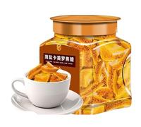 Solid Beverage Caramel Block, 100g/Can, Chocolate Caramel Slice, Baking Supplies, Coffee Milk Tea Special Seasoning Sugar, Baking Seasoning Sugar, Afternoon Tea Dessert (Sea salt caramel,1 Can)