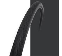 Solid Bicycle Tire 700x23C for Road Fixed Gear Urban Bikes Suitable for Tubeless Vacuum Tyre Tubes with Steel Ring Groove Wheel Diameter Above 16MM (Black)