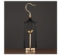 Solid Bird Cage Golden Bird Cage Living Room Decoration Light Luxury Creative Modern Personality Home Study, Hotel Design Decoration for Lovebirds Finches Parrotlet Bird Cage (Large)