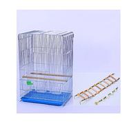 Solid Bird Cage Plating Process Bird Cage Big Tiger Skin Peony Cockatiel Bird Cage Ornamental Breeding Cage for Flying Pets, Finches for Lovebirds Finches Parrotlet Bird Cage (C)