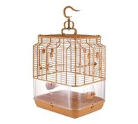 Solid Birdcages Travel Bird Cage Carrier Detachable Bird Cages Hanging Bird Carriers Creative Bird Breeding Box for Small Sized Bird (1 Pcs)