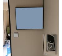 Solid Blue Electrical Panel Cover - Circuit Breaker Fuse Box Protective Lid, Indoor Decorative Art, 60cm x 40cm (23 5/8" x 15 3/4"), Hide Unsightly Panels