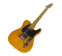 Solid Body Electric Guitar, Butterscotch Blonde T-Style with Maple Fretboard, Full Size 39" for Beginner Practice & Stage (Guitarra Electrica)