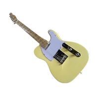 Solid Body Electric Guitar, Lightweight Basswood & Maple Neck, 6-String Full Size 39" for Beginner Practice & Band Rehearsal (Guitarra Electrica)