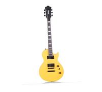 Solid Body Electric Guitar With A Professional Maple Neck And Poplar(Yellow)