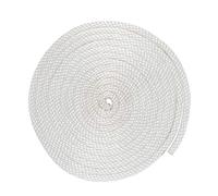 Solid Braid Nylon Rope - 3/8 Inch x 25 Feet - White