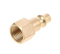 Solid Brass 1/4" NPT Quick Connector Air Hose Fittings Air Compressor Coupler Pl Power Tools