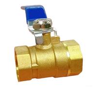 Solid Brass 1 Inch Compression Ball Valve Designed For Inline Connection With Minimal Pressure Drop And Certified For Potable Water By UPC NSF(Medium Duty)