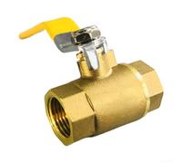 Solid Brass 1 Inch Compression Ball Valve Designed For Inline Connection With Minimal Pressure Drop And Certified For Potable Water By UPC NSF(Industrial Strength)