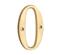 Solid Brass 4" 100mm Letters House Number, For Apartment Door Numbers Home Number Mailbox Address Outdoor Sign Plates(0)