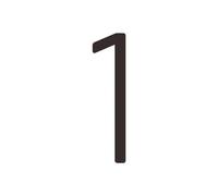 Solid Brass 4-12 Inches 10-30cm Big Number Letter Door House Public Black Gold Floating Signature Outdoor Digits(1,100mm 4inch)