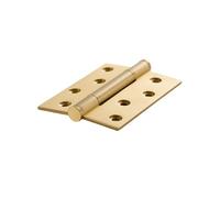 Solid Brass 4 Inch Smooth Interior Door Hinges Gold Antique Bronze Black Matte 1Pcs(H401-MB)
