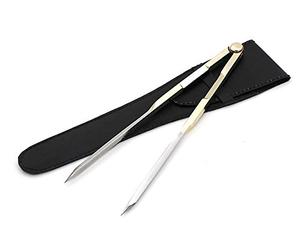 Solid Brass 8 Straight Divider with Stainless Steel Tips by Roorkee Instruments India
