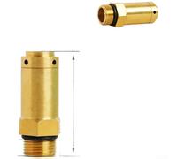 Solid Brass Air Admittance Valve for Solar Tanks(3 Points) | Prevents tank collapse, auto releases negative pressure, sealed water systems, 1/2 inch male thread, compact 6x3x3cm