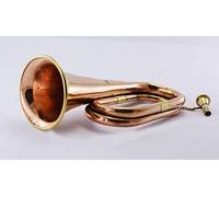 Solid Brass And Copper Blowing Bugle US Military Signal Horn Cavalry Horn Musical Instrument Classic Style Boy Scout Retro Horn