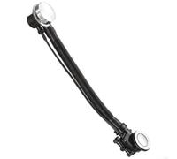 Solid Brass Bath Waste Overflow Kit Black