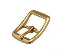 Solid Brass Belt Buckle Adjustable D-Ring Pin for Leather Craft DIY - Duty Slide for Webbing Belts & Bags 13mm 16mm(C)