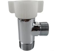 Solid Brass Bidet T Valve 7/8x1/2 Chrome Single Lever(With shut-off valve)