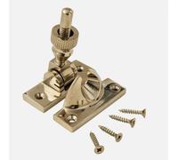 Solid Brass Brighton Sash Window Fastener - Non-Locking, Multiple Finishes (Brass PVD)