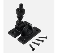 Solid Brass Brighton Sash Window Fastener - Non-Locking, Multiple Finishes (Matt Black)