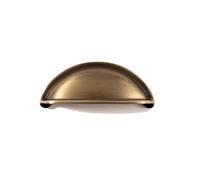 Solid Brass Brushed Antique Brass Pull Kitchen Cabinet Handle Wardrobe Drawer Knob Bronze Handles Furniture Cabinets Accessories(Ptich-row-76mm)