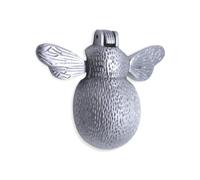 Solid Brass Bumble Bee Door Knocker - Satin Chrome