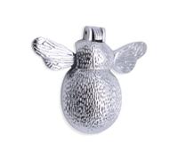 Solid Brass Bumble Bee Front Door Knocker - Polished Chrome