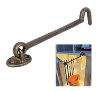 Solid Brass Cabin Window Hook Eyelet 17cm Hook and Eye for Barn Door Window