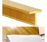 Solid Brass Carpet to Tile Transition Strip - Durable and Stylish Floor Edge Protector for Seamless Flooring Transition(W10xH16mm(0.39"x0.63"))