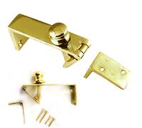 Solid Brass Counter Flap Catch - Bar/Shop Counter Latch with Screws