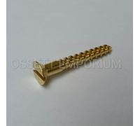 Solid Brass Countersunk Screw Slotted Head Wood Screws - Various Size and Qty