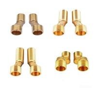 Solid Brass Curved Foot Bathroom Shower Tap Adapter with Wall Mounted Adjustable Angle Valve for Kitchen and Bathroom Plumbing Upgrade (Heavier Style)