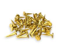 Solid Brass Cut Tacks - 13mm - Flat Head Upholstery & Furniture Nails - Rustproof, Antique Finish - 50g Packs for Restoration, Boatbuilding, Crafts