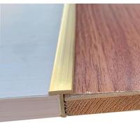 Solid Brass Door Threshold Strip T Molding Waterproof Transition Edging Trim for Extra Narrow Doorways Seam Cover for Carpet & Tile W8mmxH5mm (0.31"x0.2")
