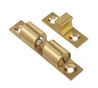 Solid Brass Double Ball Cabinet Cupboard Display Door Roller Latch Catch 42-70mm