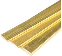 Solid Brass Flat Bar Strip 2mm Thick 30-40mm Wide, 2*30*500mm, 2*30*500mm | Corrosion resistant with a smooth polished surface, easy to cut, drill, file and solder for custom projects and repairs