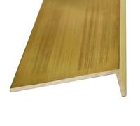 Solid Brass Floor Edging Transition Strip - Easy to Install Stair Nose Protector for Vinyl, Wood, Tile - Stair Edger Cover & Threshold Strip
