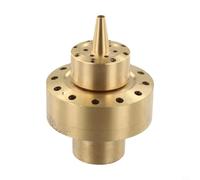 Solid Brass Fountain Nozzle Dn25 Flower Spray Head For Garden Pond Water Feature Creating Lively Oxygenating Patterns In Courtyard Landscaping And Outdoor Decor