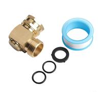 Solid Brass Garden Hose Swivel Elbow Connector 90 Degree with Adjustable Design for Watering